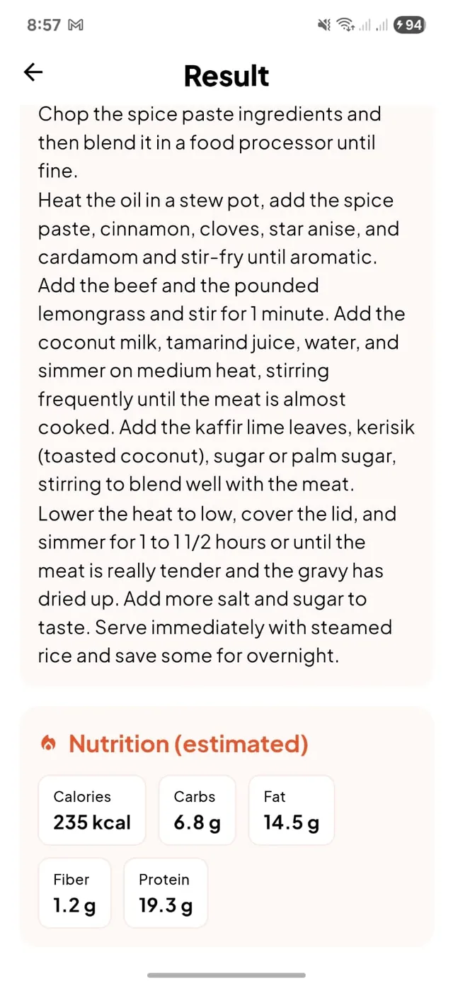 Food-Reg screenshot 5 of 5